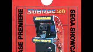 Subroc 3D 1982  Full Game Arcade MAME Longplay 156 [upl. by Orman]