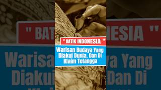 quotBatik Indonesiaquot Sejarah Batik yang diakui Dunia history batikday sejarahsingkat [upl. by Ordnassela346]