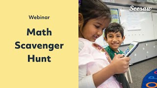 Create a math scavenger hunt PD in Your PJs [upl. by Ecirtak]