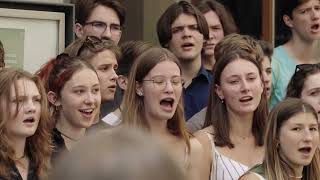 Flashmob JohannesPassion BWV 245 Chorus Herr unser Herrscher [upl. by Aicenert]