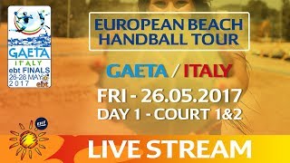 ReLive European Beach Handball Tour  Finals  Day1  Gaeta  Italy Part 2 [upl. by Wootten]