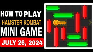 How To Play And Complete Hamster Kombat Mini Game Today July 26 [upl. by Gemini]