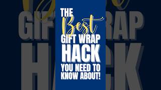 THE BEST GIFT WRAP HACK YOU NEED TO KNOW ABOUT shortvideo giftwrap howto [upl. by Nosral]