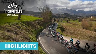 TirrenoAdriatico 2023  Stage 5  Highlights  Morro dOro  Sarnano  Sassotetto [upl. by Netsirk]