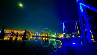 Coasters After Dark Christmas Edition at SeaWorld Orlando Empty Park amp NO Wait Times [upl. by Dhaf]