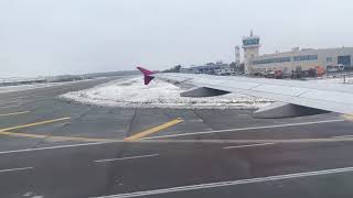 Landing at Bucharest Airport OTP 191118 [upl. by Udela]