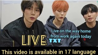 17 SUB LIVE TXT TODAY WEVERSE LIVE 742024 [upl. by Drawde]