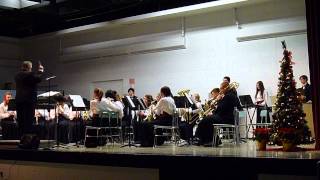 Menominee High School Band CHRISTMAS CONCERT 12132012  JOY TO THE WORLD [upl. by Riebling]