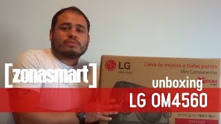 LG OM4560 unboxing y primeras impresiones [upl. by Eiuqnimod]