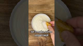 The ULTIMATE vegan aioli recipe 😲shorts [upl. by Doty]