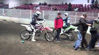 Monroe Arenacross FIGHT [upl. by Dijam]