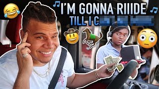 Blasting INAPPROPRIATE Songs in the Drive Thru PRANK [upl. by Milak]