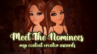 MSP Content Creator Awards  Meet The Nominees [upl. by Ivz]