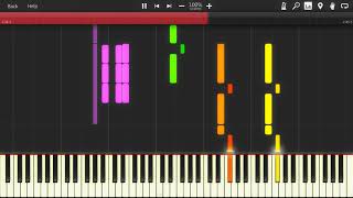 Piano Four Hands  A Diabelli  Op 149 Nº15 Synthesia Tutorial [upl. by Tsyhtema]