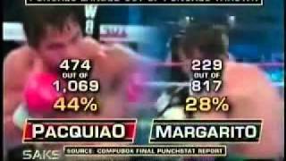 MANNY PACQUIAO VS MARGARITO ROUND 1  12 [upl. by Everick781]