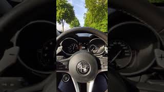 Alfa Romeo Stelvio 20T stage 1 tune 0100 acceleration [upl. by Ave]