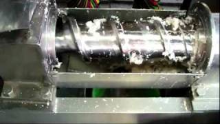 cleaning screw press [upl. by Baillie225]