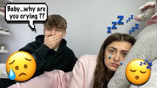 Crying In My Sleep Prank On Boyfriend CUTE REACTION [upl. by Lazar]