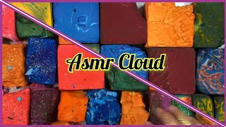 Dusty Dyed amp Soft BSN Gym Chalk  Deep Dyed Gym Chalk  asmrcloud  crunchycrushasmr64 [upl. by Ernald]