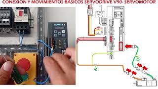 21 PRÁCTICA Control de servomotor con servodrive SINAMICS V90 SIEMENS [upl. by Ecneps187]