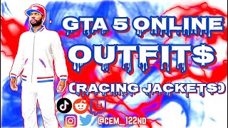 GTA 5 Online Outfits  Racing Jackets [upl. by Neenaej784]