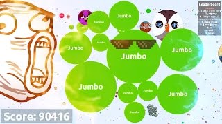 Agario 90K Score  SOLO AGARIO GAMEPLAY [upl. by Monty]