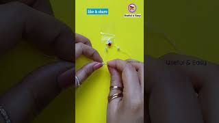 shorts Beginners friendly bracelet makingBeaded bracelet tutorialuseful amp easy [upl. by Learsi]