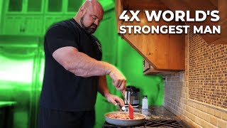 DAY IN THE LIFE OF A WORLDS STRONGEST MAN [upl. by Llevad]