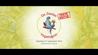 Vogelmarkt zwolle 2019  birdmarket [upl. by Radman]