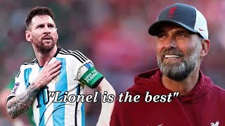 Klopp being a Messi fanboy for 5 minutes straight [upl. by Aiyn]