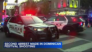 2nd arrest made in shooting near Dominican Festival in Allentown [upl. by Kcirddot]