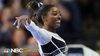 SIMONE BILES IS BACK the GOAT dominates US Classic in first meet in two years  NBC Sports [upl. by Belshin311]