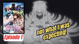 Episode 1  An Archdemons Dilemma How to Love Your Elf Bride  ANIME REACTION [upl. by Aivan538]