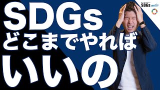 企業がどこまで取り組めば、SDGsに貢献してるって言えるの？ [upl. by Noxin]