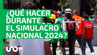 ¿Qué hacer en el Simulacro Nacional de Sismo 2024 [upl. by Thetos]