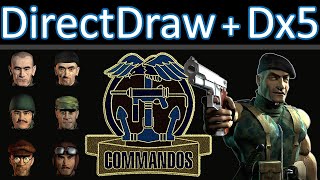 Commandos Behind Enemy Lines  2D Graphics Acceleration API DirectDraw [upl. by Swinton]