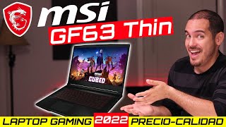 MSI GF63 THIN LAPTOP GAMING PRECIOCALIDAD 2021  ESPAÑOL [upl. by Alaine369]