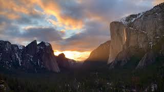 Horsetail Fall Timelapse  Yosemite Firefall  Feb 20 2021 [upl. by Vogel]