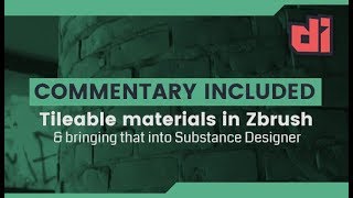 Tileable Textures in Zbrush to Substance Designer [upl. by Effie178]