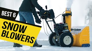 TOP 6 BEST Snow Blowers 2021  Winter Is Here [upl. by Eybbob]