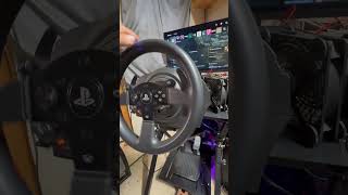 Thrustmaster calibration test button and shift clicks Over heat prevention rs300 gt7 simulator [upl. by Mad]