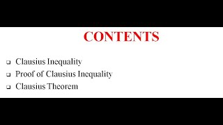 Clausius Inequality Proof of Clausius Inequality Clausius Theorem [upl. by Clarkson]