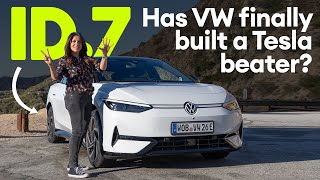 VW Id7 and Tesla Model Y LR AWD  Who has less consumption [upl. by Roshan]