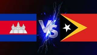 AFF U19 LIVE 2024  Timor Leste vs Cambodia U19  កម្ពុជា Vs ទីម័រខាងកើត [upl. by Atirhs]