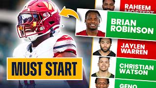 Fantasy Football Week 1 Lineup Advice  Must Start Players Sleeper Sits  Debates 2024 [upl. by Caughey160]