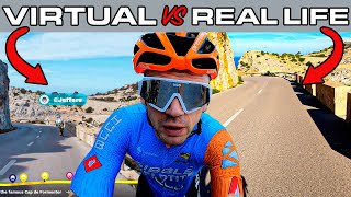 Is a VIRTUAL famous cycling route REALLY realistic [upl. by Hitchcock]