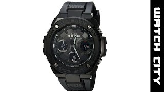 Casio GSTS100G1B Mens G Shock Stainless Steel Quartz Watch [upl. by Ariom]