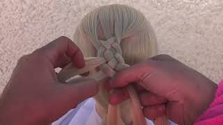 AMAZING 5 Strand Dutch Braid Tutorial by Amal Hermuz [upl. by Revolc]