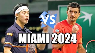 Kei Nishikori vs Sebastian Ofner MIAMI 2024 Prediction [upl. by Nylidnarb199]