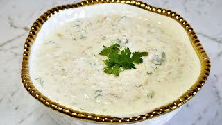 Raita Recipe  Gourd Raita Recipe  Yoghurt Sauce  Lauki Raita  Kaddu Raita [upl. by Oinigih871]